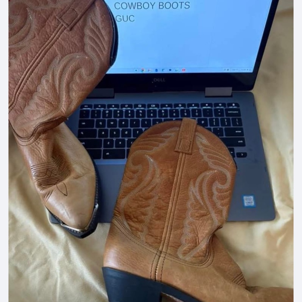 Women's Tan Cowboy Boots